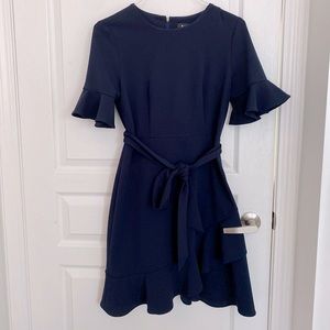 DKNY Mini Navy Dress